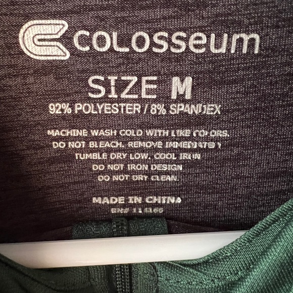 💚 Colosseum Michigan State Spartans Quarter Zip Top - Picture 9 of 10